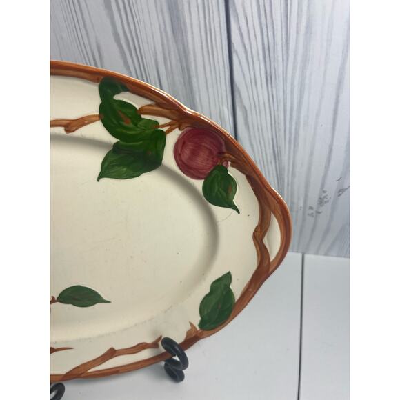 Vintage Franciscan Apple USA 12" x 8" Oval Serving Platter - Picture 5 of 9